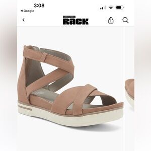 Eileen Fisher Sally Sandal Size 8.5 brown/tan